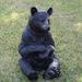 Hi-Line Gift Ltd. Sitting Bear Statue in Black | 20 H x 11 W x 12 D in | Wayfair 87875