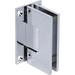 Rockwell Security Heavy Duty Square Corner Shower Hinge, Full Back Plate in Gray | 3.9375 H x 2.1875 W x 2.5625 D in | Wayfair HSHDL037LCP