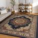 Blue/White 79 x 0.39 in Area Rug - Astoria Grand Clarence Oriental Navy Blue/Beige Area Rug, Polypropylene | 79 W x 0.39 D in | Wayfair