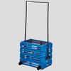 Tourna Ballport Deluxe with Wheels 80 Balls Ball Hoppers Blue