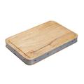 KitchenCraft Industrial Kitchen Handcrafted Wooden Butcher’s Block Chopping Board, 48 x 32 x 5 cm (19” x 12.5” x 2”) - Rectangular