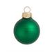 The Holiday Aisle® 3.25" Christmas Ball Ornament Glass in Green | 3.5 H x 3.5 W x 3.5 D in | Wayfair HLDY7679 37985590