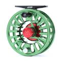 Maxcatch Avid Fly Reel with CNC-machined Aluminum Alloy Body 1/3, 3/4, 5/6, 7/8, 9/10wt (Sliver, Black, Green, Blue) (Model 04, 7/8 wt)