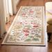 White 0.25 in Indoor Area Rug - August Grove® Kinchen Hand-Hooked Wool Ivory Rug Wool | 0.25 D in | Wayfair AGGR3110 38150332