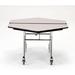 National Public Seating 48" Hexagon Cafeteria Table, Steel in Black | 29 H x 48 W x 48 D in | Wayfair MT48H-MDPEPCWT