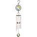 Carson Home Accents Julianne Amazing Grace Stained Glass Sonnet Wind Chime Metal | 35 H x 4.5 W x 4.5 D in | Wayfair 60376