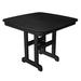 POLYWOOD® Nautical Dining Table Plastic in Black | 29 H x 42.5 W x 42.5 D in | Outdoor Dining | Wayfair NCT44BL