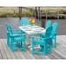 POLYWOOD® Palm Coast 7-Piece Outdoor Dining Set Plastic in Green | Wayfair PWS241-1-10033