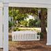Trex Outdoor Yacht Club Porch Swing Plastic in White, Size 22.75 H x 55.0 W x 24.0 D in | Wayfair TXS60CW