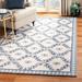 Gray 33 x 0.25 in Area Rug - August Grove® Kinchen Floral Hand Hooked Wool Blue Area Rug Wool | 33 W x 0.25 D in | Wayfair AGGR3815 38402457