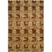 Brown/White 120 x 0.5 in Indoor Area Rug - Wildon Home® Geometric Hand Knotted Wool Brown/Beige Area Rug Wool | 120 W x 0.5 D in | Wayfair