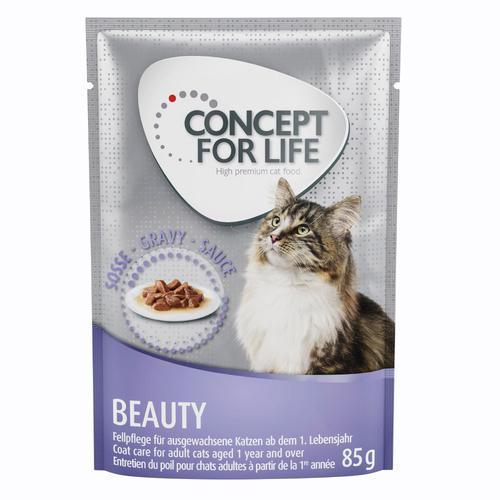 48 x 85g Beauty in Soße Concept for Life Katzenfutter nass