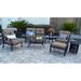 Darby Home Co Nola 7 Piece Sofa Set w/ Cushions Metal in Brown | 32 H x 54 W x 31 D in | Outdoor Furniture | Wayfair DABY1882 38543632