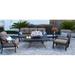 Darby Home Co Nola 6 Piece Sofa Seating Group w/ Cushions Metal in Brown | 31 H x 81 W x 33 D in | Outdoor Furniture | Wayfair DABY1887 38543652