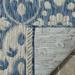 Blue 31 x 0.5 in Area Rug - Martha Stewart Rugs Regal Floral Gray/Navy Area Rug | 31 W x 0.5 D in | Wayfair MSR4115-36812-38