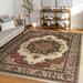 White 79 x 0.39 in Area Rug - Astoria Grand Clarence Oriental Ivory/Red Area Rug, Polypropylene | 79 W x 0.39 D in | Wayfair