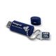 Integral Crypto Dual 16GB Encrypted USB Flash Memory, Keep Sensitive Data Safe with USB Drive Hardware Encryption, Ruggedised USB Flash Drive, FIPS 197 Security Standard to help with GDPR Compliance