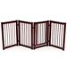 Costway 30 Inch Configurable Folding 4 Panel Wood Fence