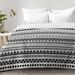 Foundry Select Avishai Aztec Pattern Comforter Set Polyester/Polyfill/Microfiber in Black/White | Twin XL | Wayfair