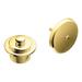 Moen Push-N-Lock Metal Tub & Shower Drain Kit w/ 1-1/2 Inch Threads in Yellow | 3.5 H x 1.75 W x 1.75 D in | Wayfair T90331P