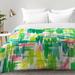 East Urban Home Tropical Abstract Comforter Set Polyester/Polyfill/Microfiber in Green/Yellow | Twin XL | Wayfair EAHU7514 37846885