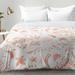 East Urban Home Wild Prarie Comforter Set Polyester/Polyfill/Microfiber in Pink/Yellow | Twin XL | Wayfair EAHU7265 37846054