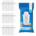 Dafi Classic Water Filter Cartridges for Brita Classic and Dafi Classic Glass Jugs - 12 Pack