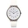 Swatch Unisex Digital Quartz Watch with Silicone Strap SVUM101