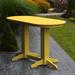 Red Barrel Studio® Nettie Plastic Dining Table Plastic in Yellow | 42 H x 72 W x 33 D in | Outdoor Dining | Wayfair RDBL7337 38850508