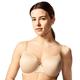 Chantelle Women's Basic Invisible Smooth Custom Fit Bra, Beige, 32DD