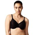 Chantelle Women's Basic Invisible Smooth Custom Fit Bra, Black, 36A