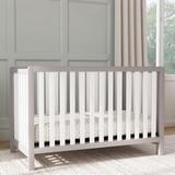 Carter's by DaVinci Colby 4-in-1 Low-Profile Convertible Crib Wood in Gray/White | 35.5 H x 29.75 W in | Wayfair F11901GW