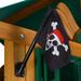 Gorilla Playsets Fabric Swing Set Flag Fabric in Black/Brown | 15 H x 2.25 W x 12 D in | Wayfair 09-1014-P