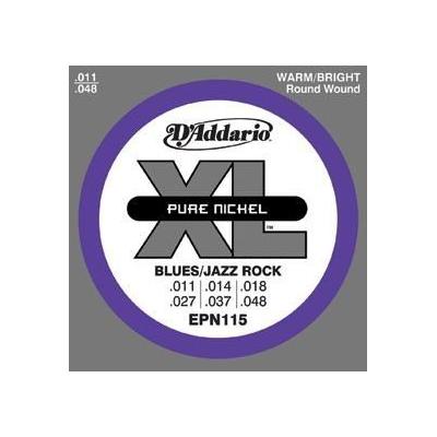D'Addario EPN115 Pure Nickel Electric Guitar Blues/Jazz Strings