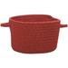 August Grove® Matthias Basket Fabric in Red | 9 H x 16 W x 16 D in | Wayfair AGGR4794 39070172