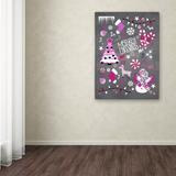 Trademark Fine Art 'Dc9Kmkxei' Canvas Art Canvas in Pink | 19 H x 14 W in | Wayfair ALI7887-C1419GG