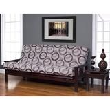 Latitude Run® Armas Box Cushion Futon Slipcover Performance Fabric in Brown | 7 H x 75 W x 54 D in | Wayfair LRUN3944 39312912