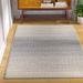 Gray/White 60 x 0.01 in Area Rug - Ebern Designs Danyel Handwoven Handmade Flatweave Jute/Sisal Medium Gray/Cream Area Rug Jute & Sisal, | Wayfair