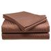 Alwyn Home 400 Thread Count Striped Sateen Sheet Set 100% Egyptian-Quality Cotton/Sateen/100% in Brown | 85 H x 95 W in | Wayfair ANEW2025 39329478