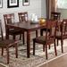 Red Barrel Studio® Penmoor 6 - Person Dining Set Wood/Metal in Brown/Gray | 30 H in | Wayfair RBRS1909 39326439