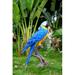 Hi-Line Gift Ltd. Macaw Statue in Blue/Yellow | 28.25 H x 11 W x 16.5 D in | Wayfair 87776-B