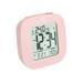 Symple Stuff Modern & Contemporary Digital Electric Alarm Tabletop Clock Plastic/Acrylic/Resin in Pink | 3 H x 3 W x 1.7 D in | Wayfair