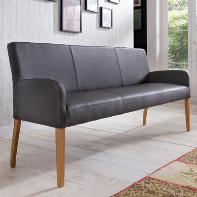 Sitzbank grau,beige,blau,braun,gelb,grün,lila,orange,rosa,rot,schwarz,silber,türkis,weiß,wählbar Echtleder ALFO von Empinio24 Image