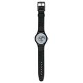 Swatch Women Chronograph Quartz Watch with Leather Strap YCS582