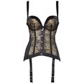 Gossard Retrolution Basque Women's Corset Black 36DD