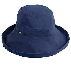 Scala Hats Lanikai Packable Sun Hat - Navy One Size