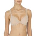 Natori Women's Pure Luxe Custom Coverage Contour Bra, Cafe, 34C