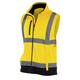 Yoko Mens Hi Vis Softshell Bodywarmer/Workwear (L) (Hi-Vis Yellow/Navy)