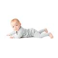 Merino Kids Long-Sleeve Pyjama Set, Turtle Dove, for Babies 6-12 Months