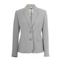 Busy Clothing Women Suit Jacket Silver Grey 12